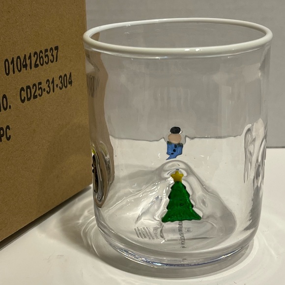 Anthropologie The Festive Icon Juice Glass Christmas Holiday Nutcracker - Picture 6 of 16